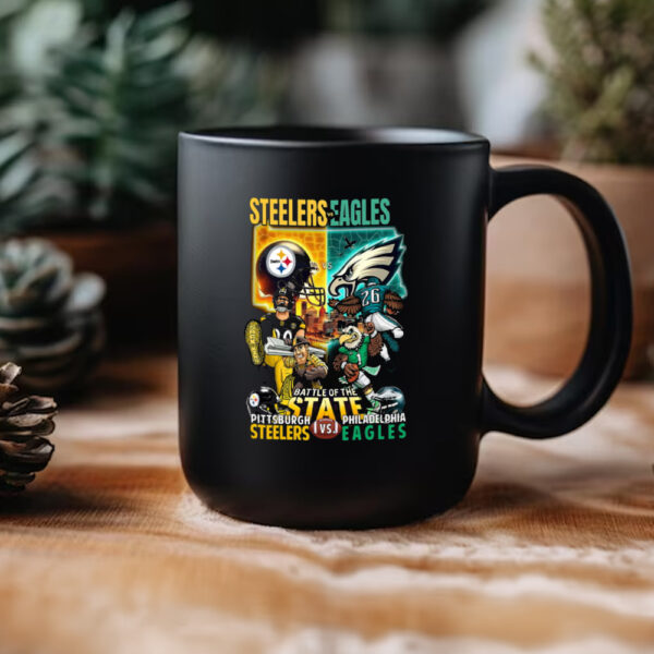 Steelers And Eagles Battle Of The State Mug3