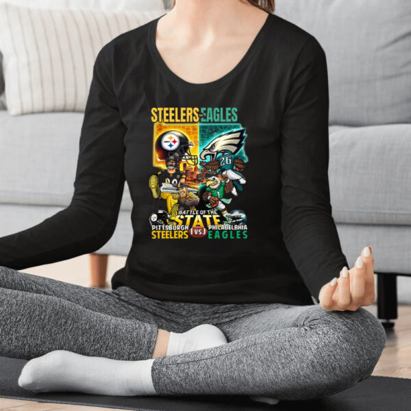 Steelers And Eagles Battle Of The State Shirt2