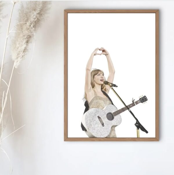 Taylors Swifts Decor Eras Tour Illustration Poster