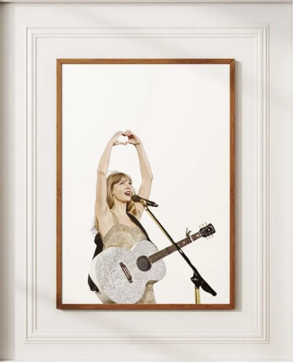 Taylors Swifts Decor Eras Tour Illustration Poster