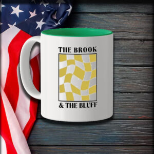 The Brook And The Bluff Wavy Yellow Checkered Mug1