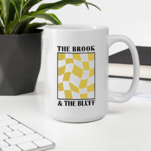 The Brook And The Bluff Wavy Yellow Checkered Mug2