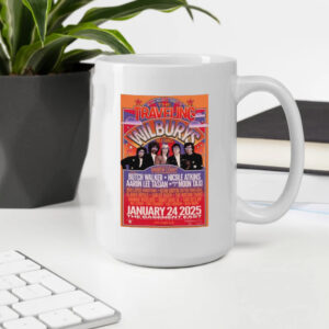 The Traveling Wilburys Jan 24 2025 The Basement East In Nashville, Tn Tour Poster Mug2