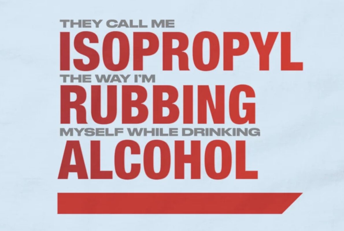 They Call Me Isopropyl The Way I'm Rubbing Myself While Drinking Alcohol Bumper Sticker