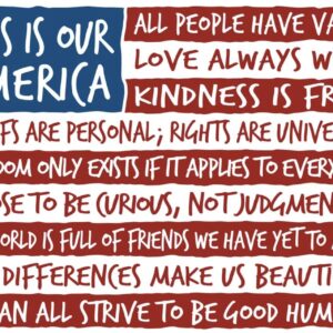 This is Our America Human Rights sticker