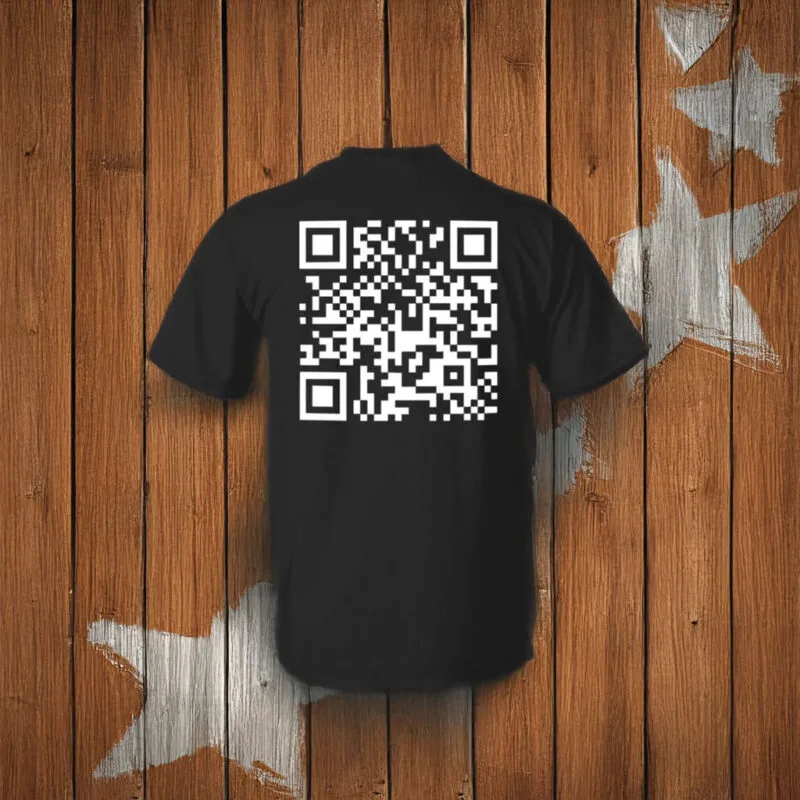 Trump Dancing QR Code Unisex T-Shirt: Scan to See the Viral Dance 8 Trump Dancing QR Code Unisex Shirt