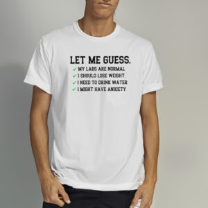 Unhingedone Let Me Guess My Labs Normal I Should Weight T-Shirt1