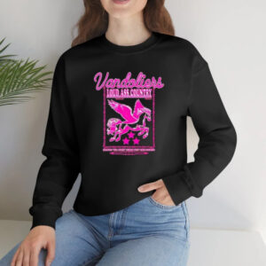 Vandoliers Loud Ass Country Dance Til They Turn Out The Lights Shirt