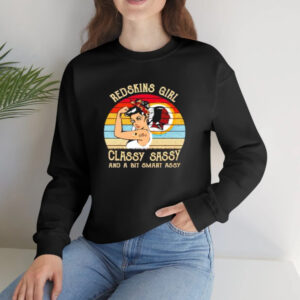 Washington Redskins Girls Classy Sassy And A Bit Smart Assy Vintage Shirt