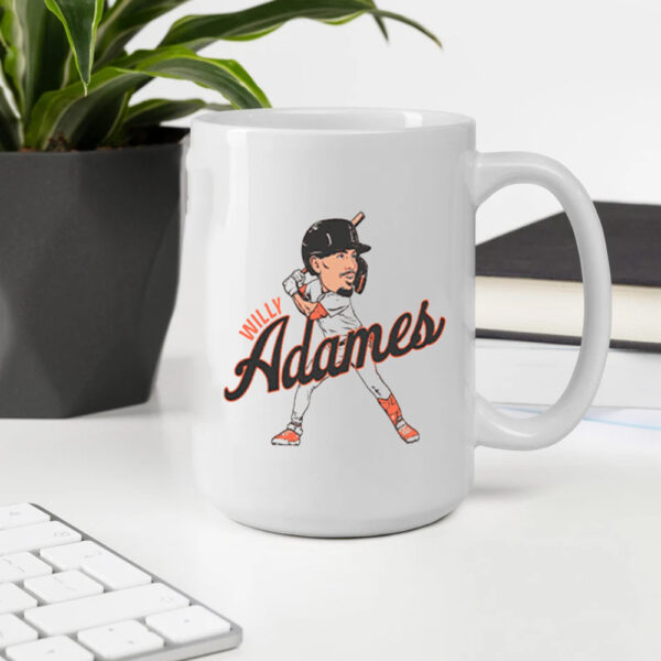 Willy Adames San Francisco Caricature Mug2