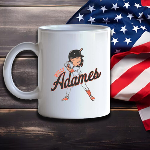 Willy Adames San Francisco Caricature Mug3