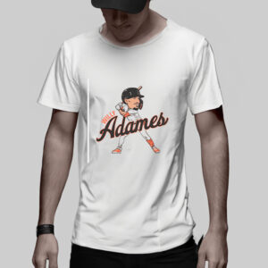 Willy Adames San Francisco Caricature T-Shirt2