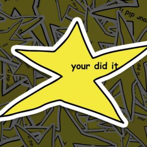 Your did it Star Meme Sticker