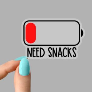 need snacks battery sticker1