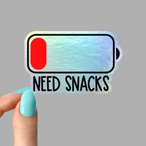 need snacks battery sticker2