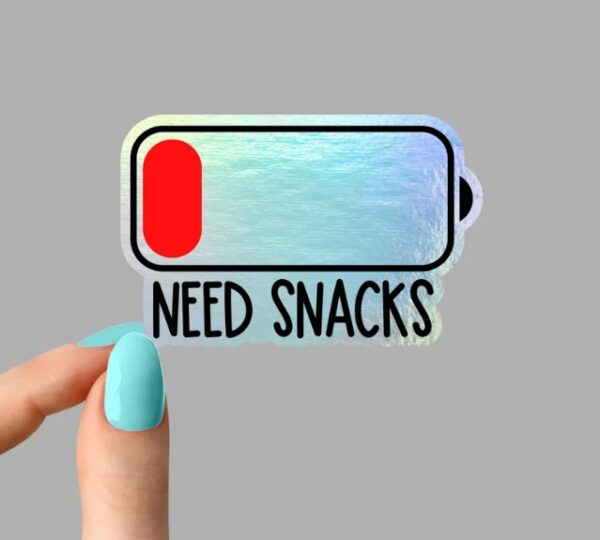 need snacks battery sticker2