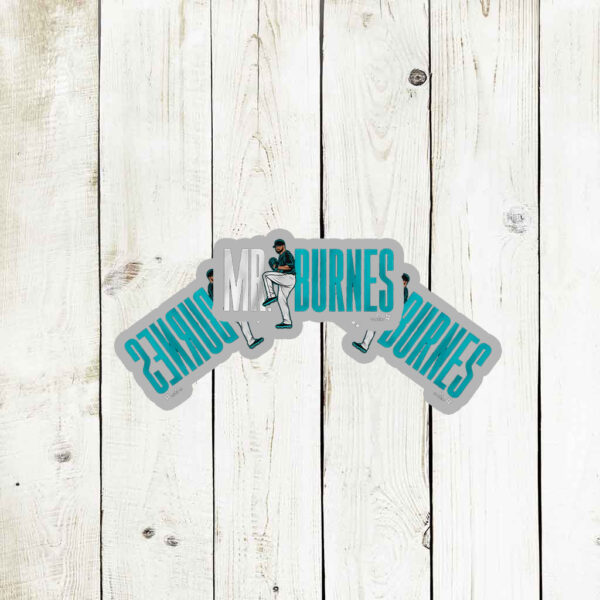 Arizona Diamondbacks Corbin Burnes Mr. Burnes Stickers