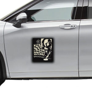 Broadcast fan art Sticker ,Car Magnet