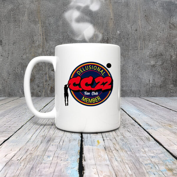 CC22 Delusional fan club member basketball Mug