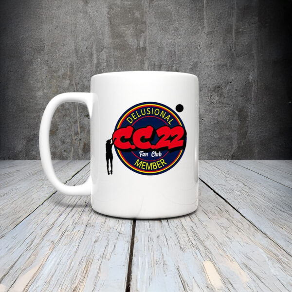 CC22 Delusional fan club member basketball Mug