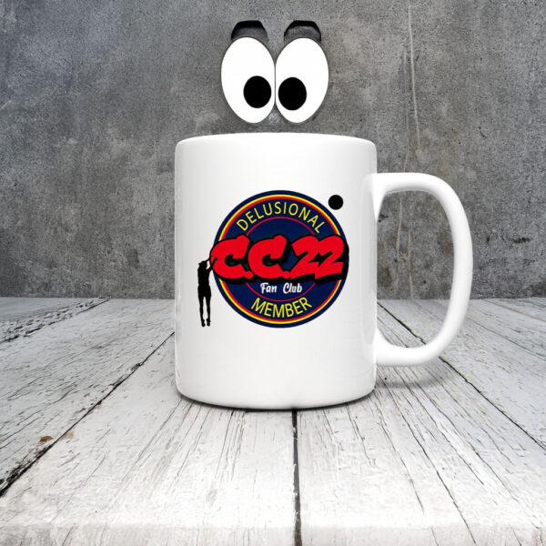 CC22 Delusional fan club member basketball Mug