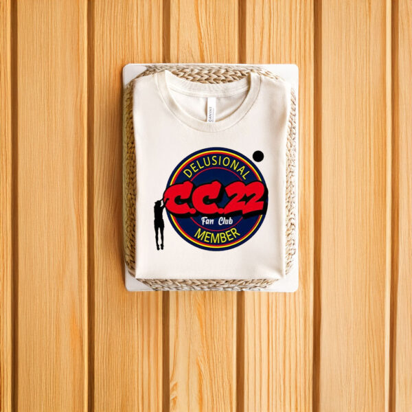 CC22 Delusional fan club member basketball T-shirt