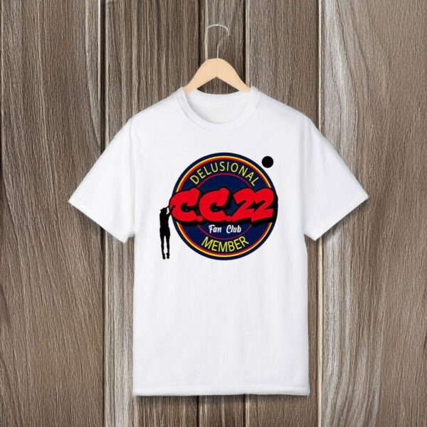 CC22 Delusional fan club member basketball T-shirt