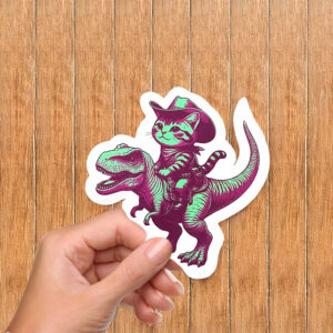 Cat Sticker, dinosaur stickers