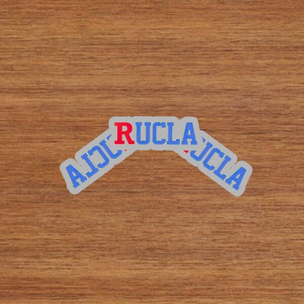 Center Myles Johnson Wear RUCLA Stickers