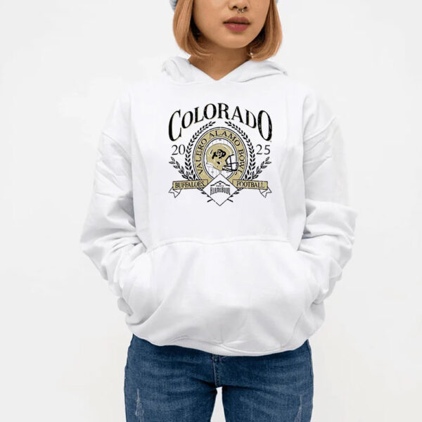 Colorado Buffaloes 2025 Alamo Bowl Helmet T-Shirt