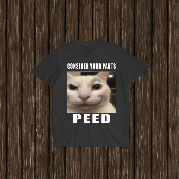 Consider Your Pants Peed Meme t-shirt