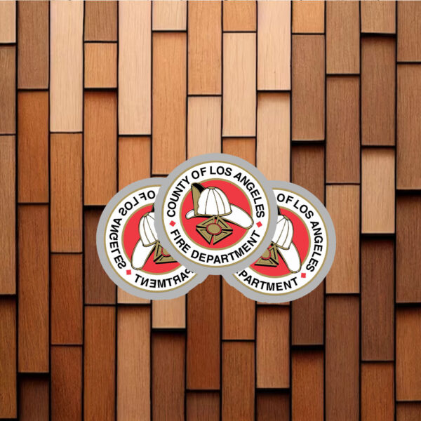 County Of Los Angeles Fire Department Stickers