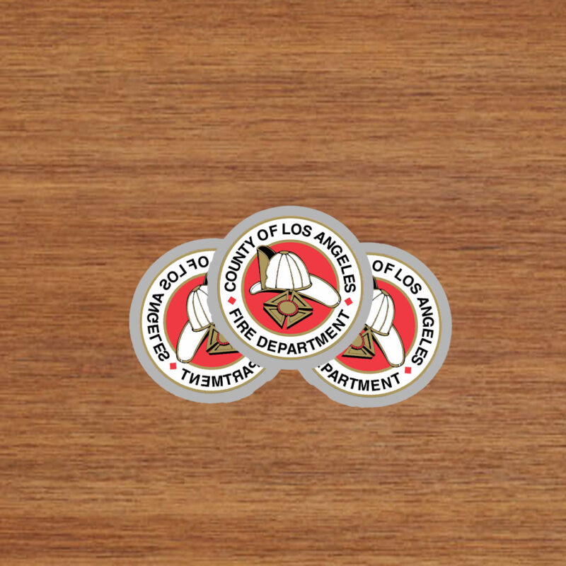 County Of Los Angeles Fire Department Stickers