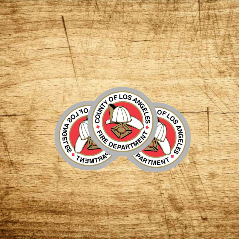 County Of Los Angeles Fire Department Stickers