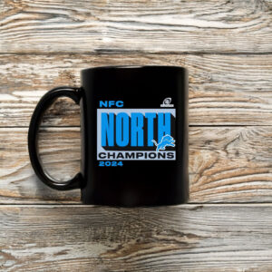 Detroit Lions Fanatics 2024 NFC North Division Champions Conquer Mug Coffee