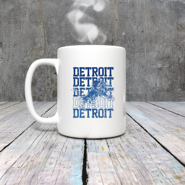 Detroit Lions Faux Glitter Football glitter Mug Coffee