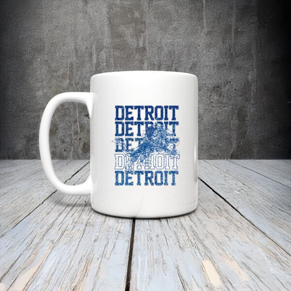 Detroit Lions Faux Glitter Football glitter Mug Coffee