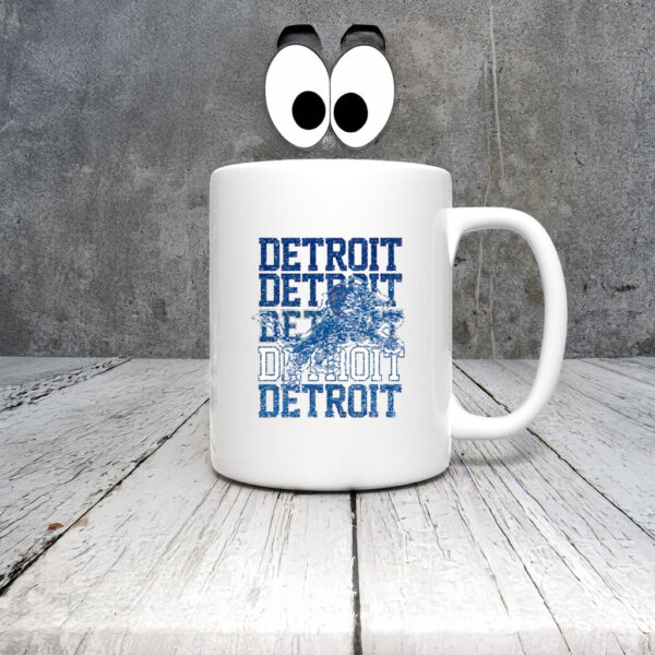 Detroit Lions Faux Glitter Football glitter Mug Coffee