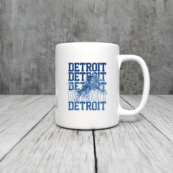 Detroit Lions Faux Glitter Football glitter Mug Coffee