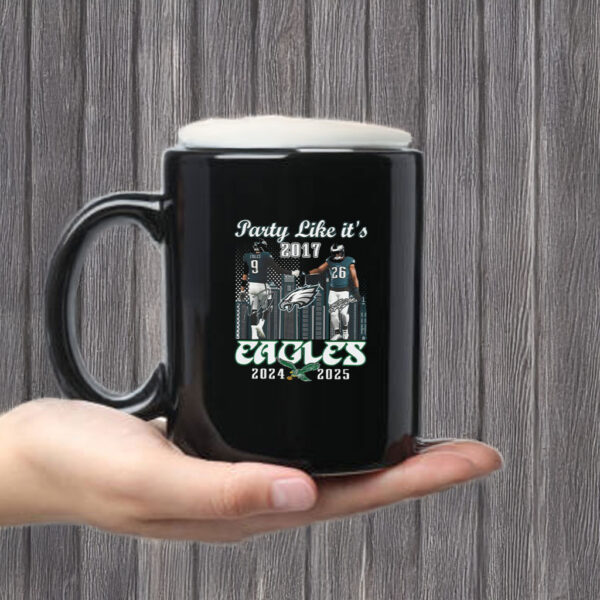 Foles Barkley Party Like It’s 2017 Eagles 2024 2025 Mug Coffee