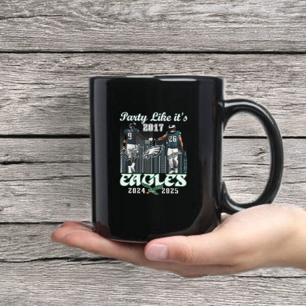 Foles Barkley Party Like It’s 2017 Eagles 2024 2025 Mug Coffee