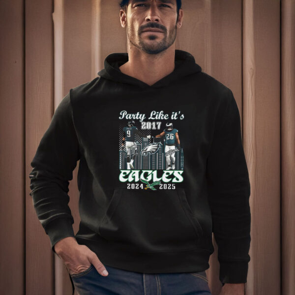 Foles Barkley Party Like It’s 2017 Eagles 2024 2025 T-Shirts