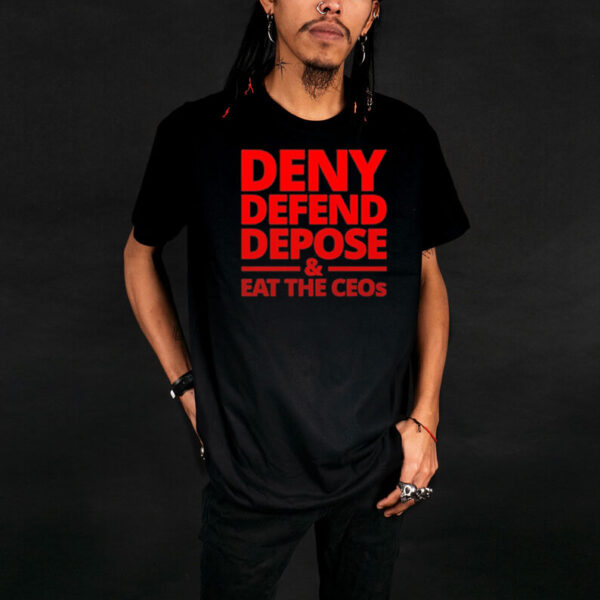 Free Luigi Deny Defend Depose Eat the CEOs Hot T-Shirt