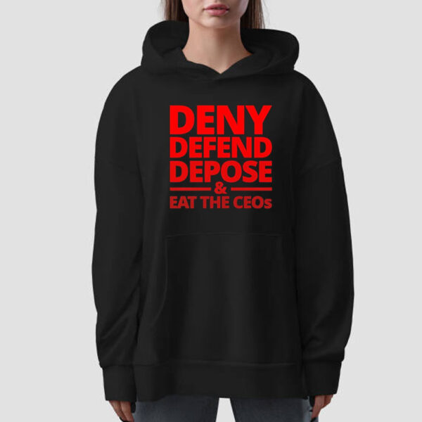 Free Luigi Deny Defend Depose Eat the CEOs Hot T-Shirt