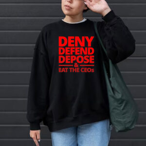 Free Luigi Deny Defend Depose Eat the CEOs Hot T-Shirt