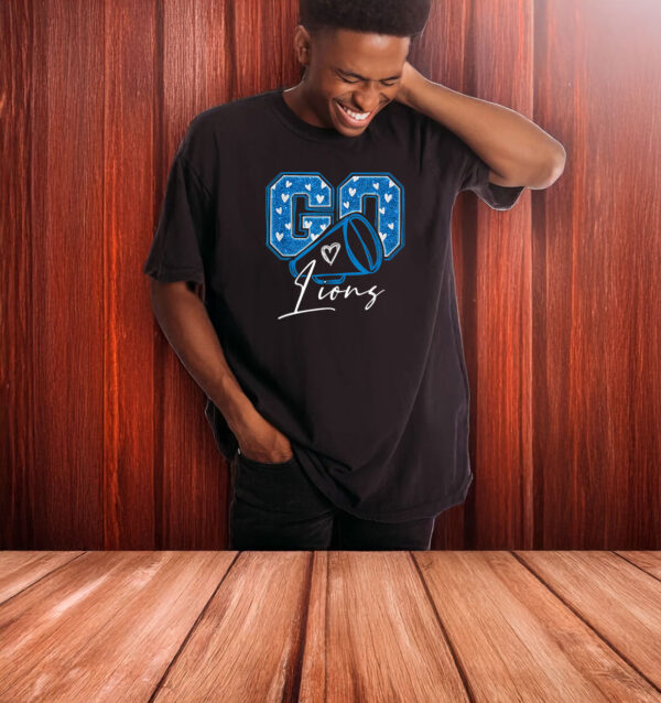 Go Cheer Lions Design For Men T-Shirt