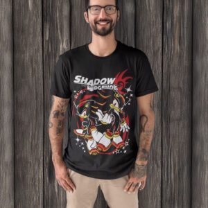 Hedgehog Shadow T-shirt - Speedster Energy, Japanese Anime Hero