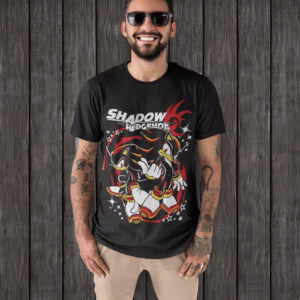 Hedgehog Shadow T-shirt - Speedster Energy, Japanese Anime Hero