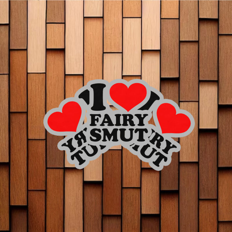 I Heart Fairy Smut Stickers