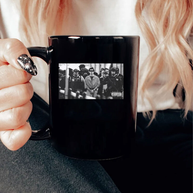 Iconic Monochrome Luigi Mangione Mug Coffee